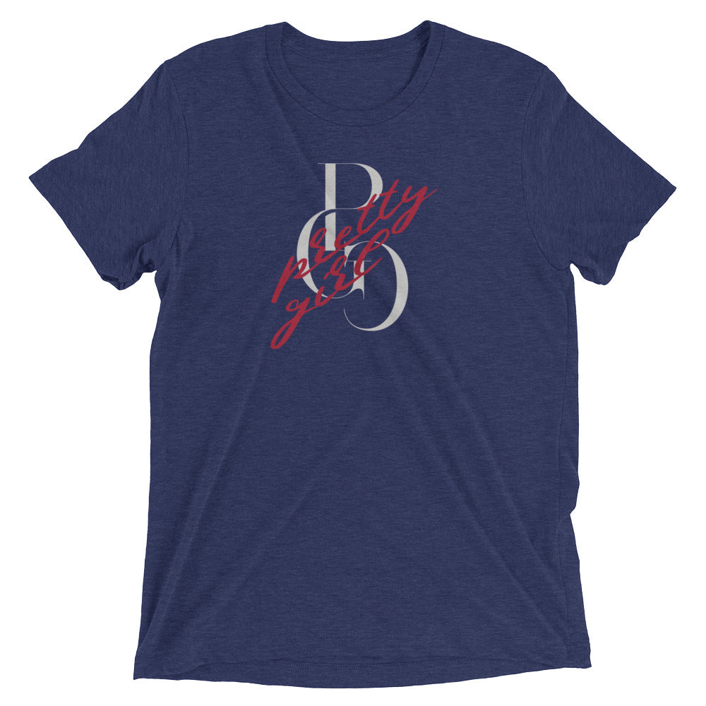 S/C Short-Sleeve Unisex Tri-Blend T-shirt Vandal Logo Silver