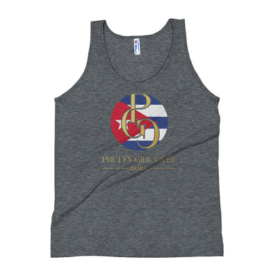 G/C Unisex Tri-Blend Tank Top Cuba Gold