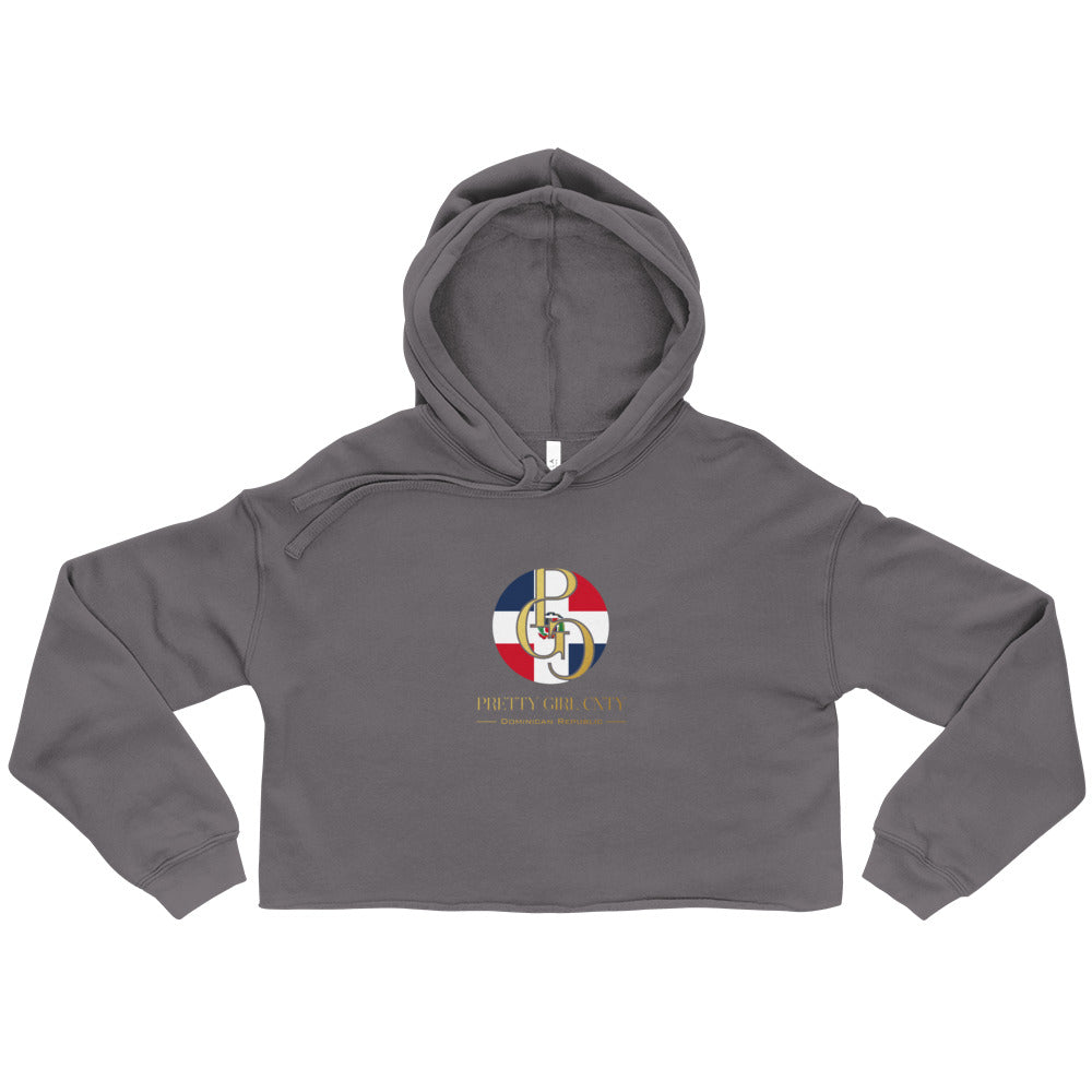 G/C Women’s Crop Hoodie Dominician Republic Gold
