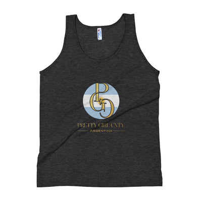 G/C Unisex Tri-Blend Tank Top Argentina Gold