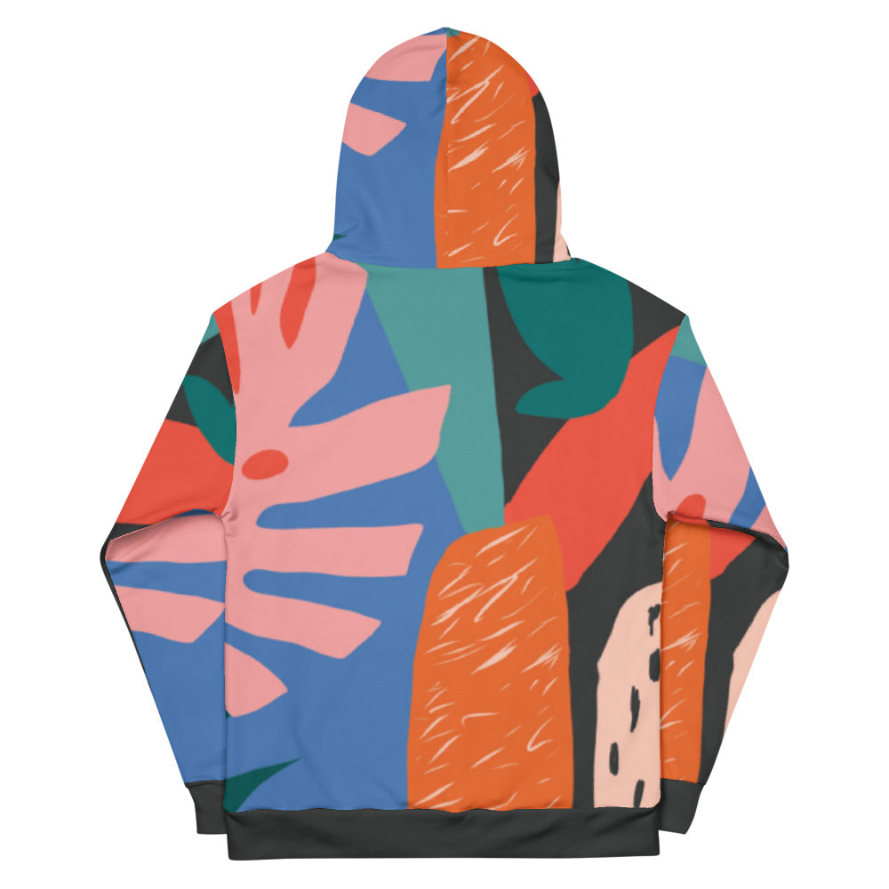 S/C Unisex Hoodie Orange Mix Signature Logo White