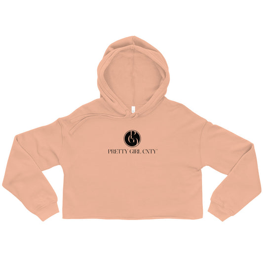 S/C Crop Hoodie Signature Logo Black
