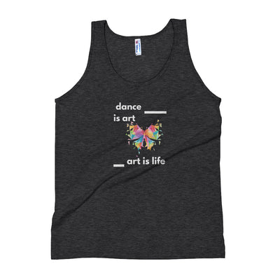 B/C Unisex Tank Top Dance is Art