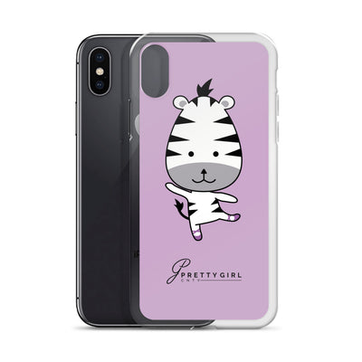 B/C iPhone Case Cartoon Zebra