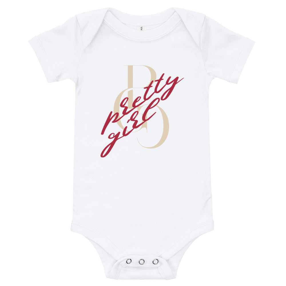 S/C Short sleeve baby bodysuit Vandal Logo Beige