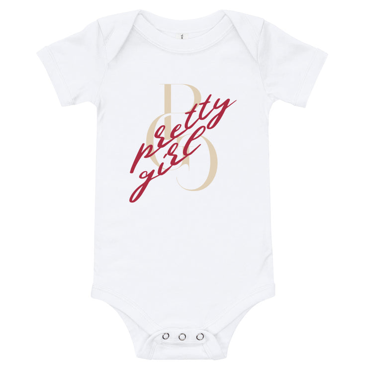 S/C Short sleeve baby bodysuit Vandal Logo Beige