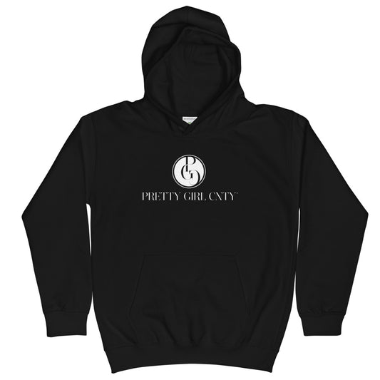 S/C Kids Hoodie Signature Logo White