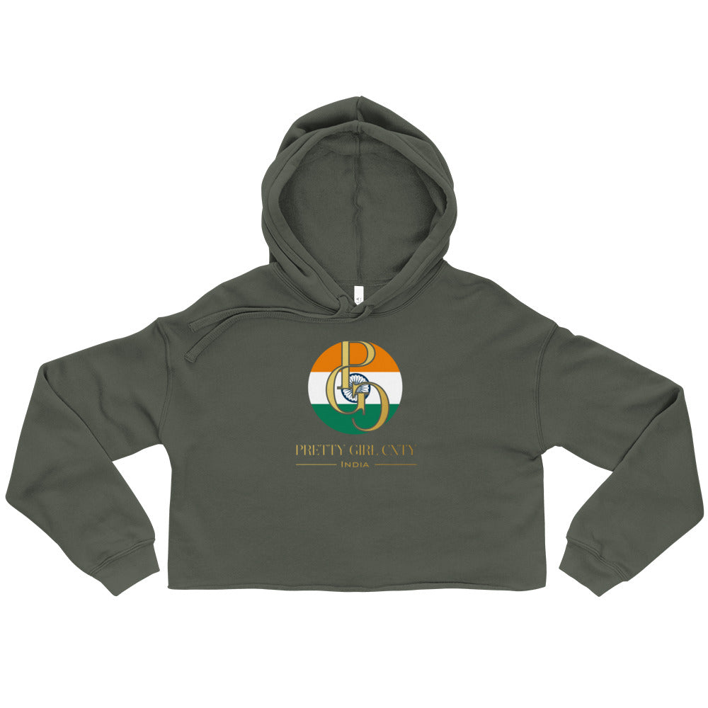G/C Women’s Crop Hoodie India Gold