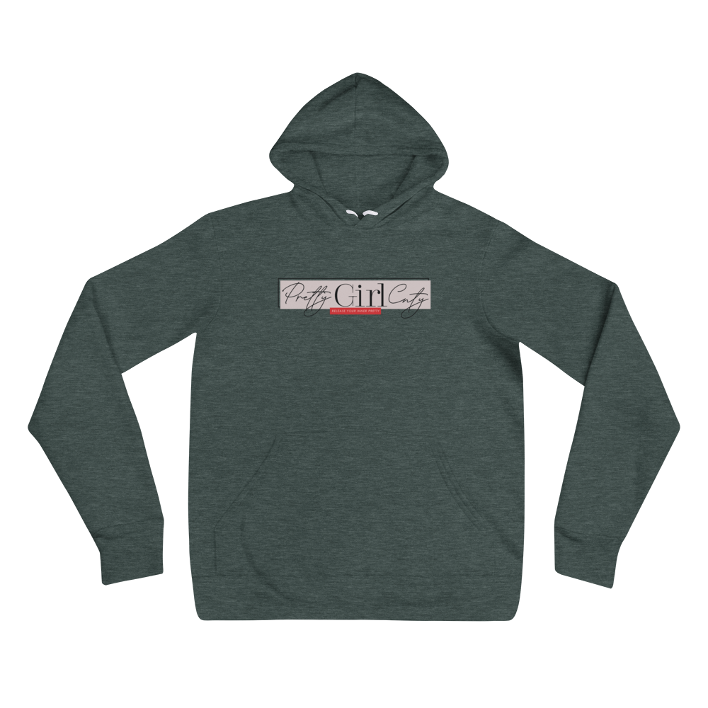 S/C Unisex hoodie Pretty Pink Rectangle