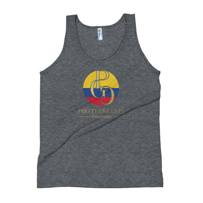 G/C Unisex Tri-Blend Tank Top Colombia Gold