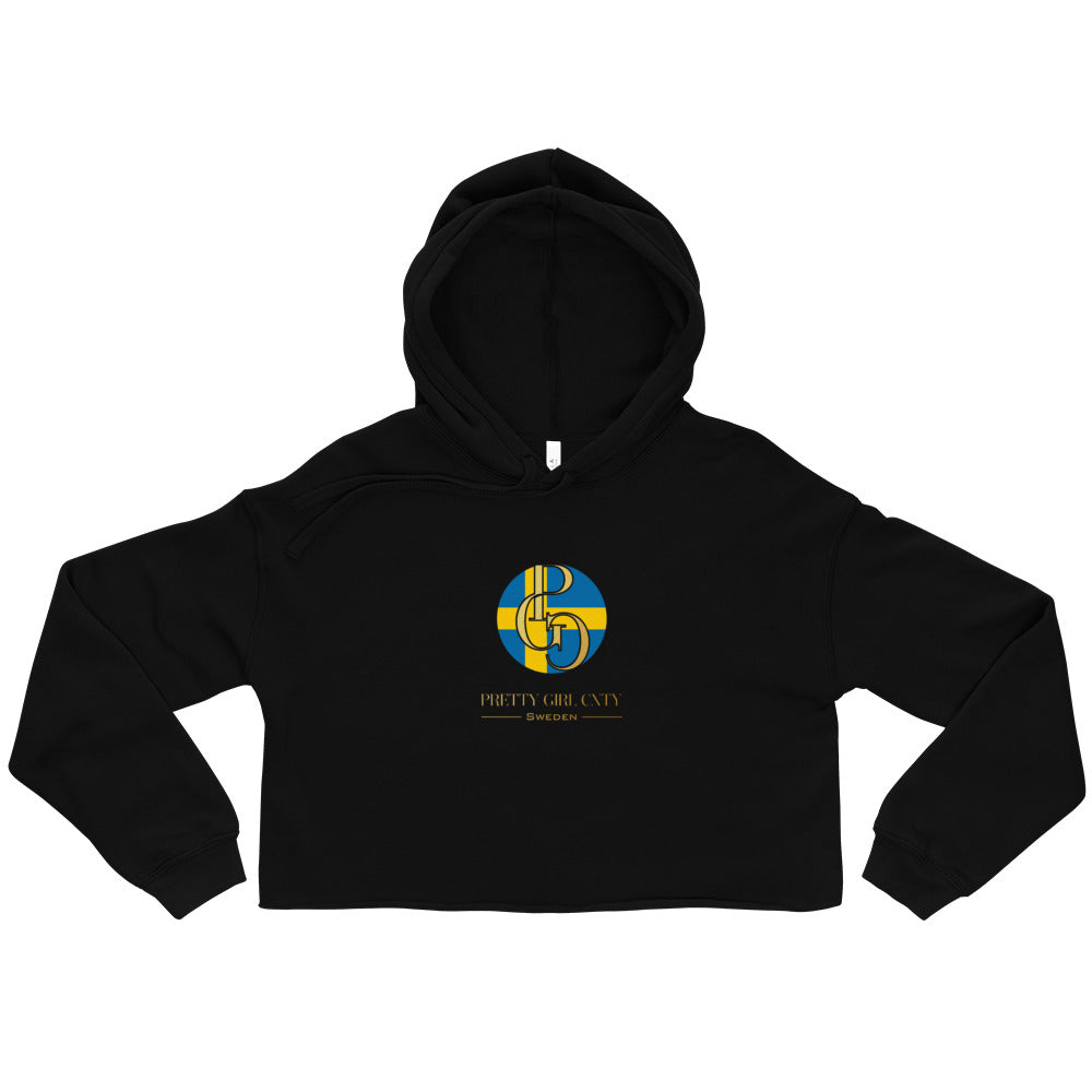 G/C Women’s Crop Hoodie Sweden Gold