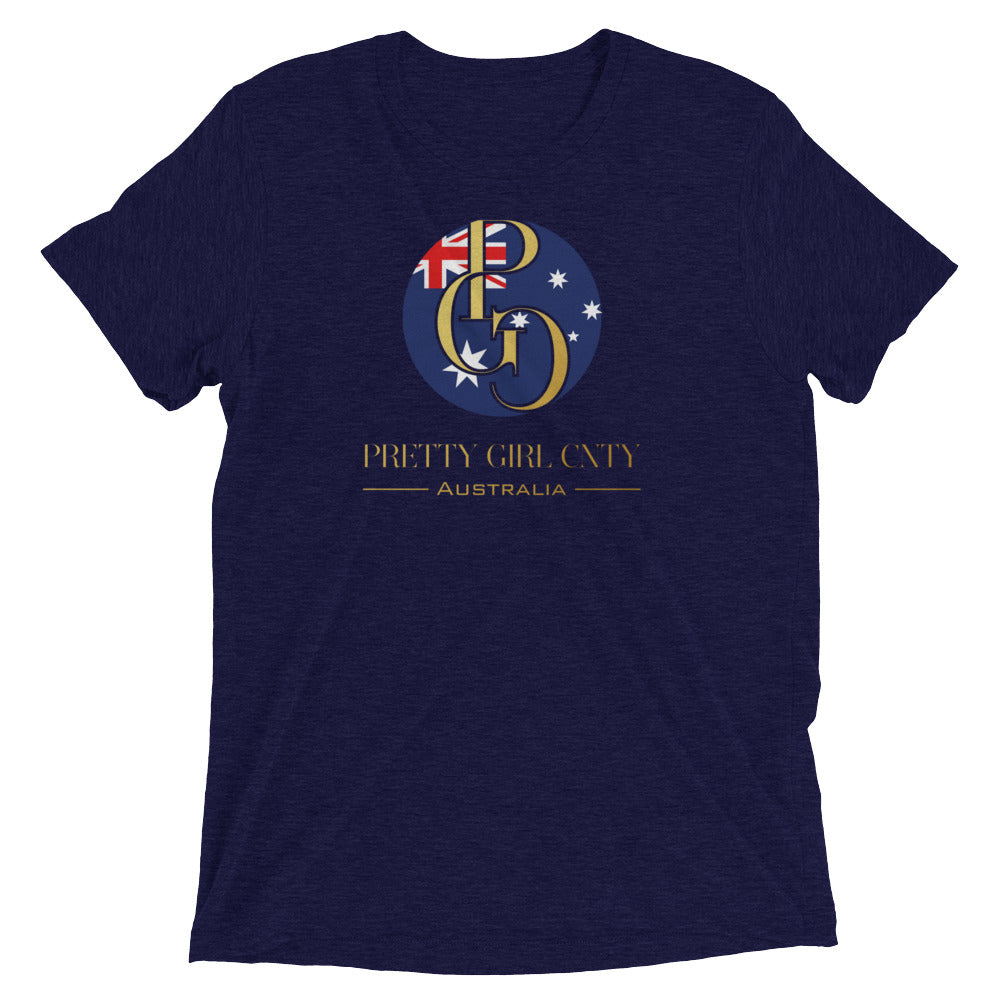 G/C Short-Sleeve Unisex Tri-Blend T-shirt Australia Gold