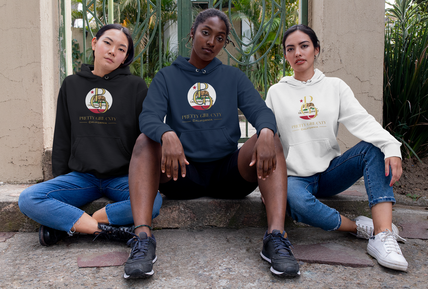 S/C Unisex Hoodie California Gold
