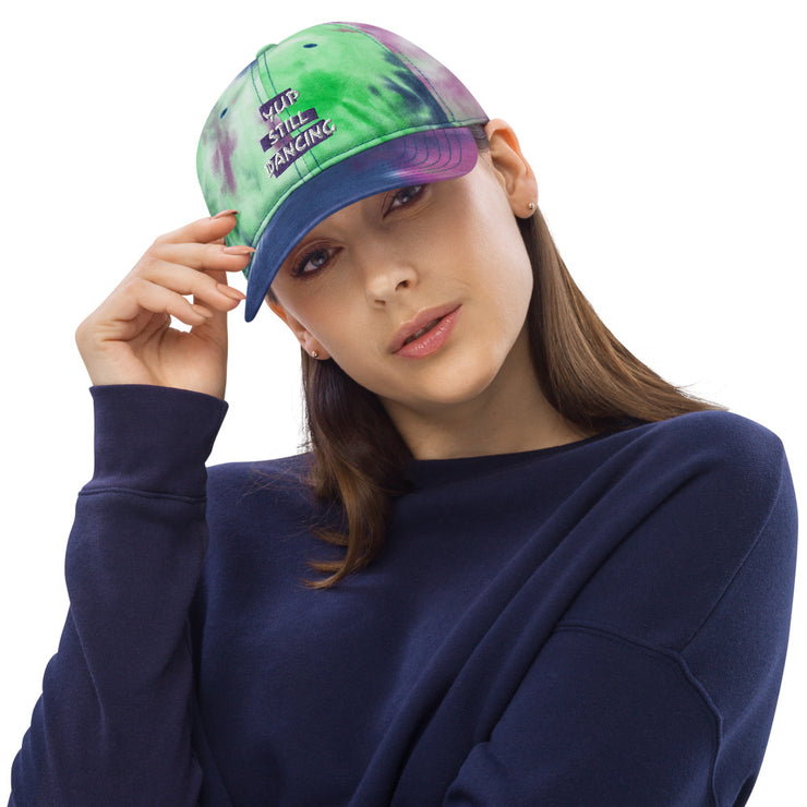 B/C Women's Cotton Cap Tie dye hat Yup Still Dancing