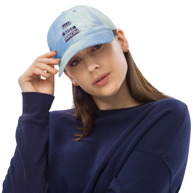 B/C Women's Cotton Cap Tie dye hat Yup Still Dancing