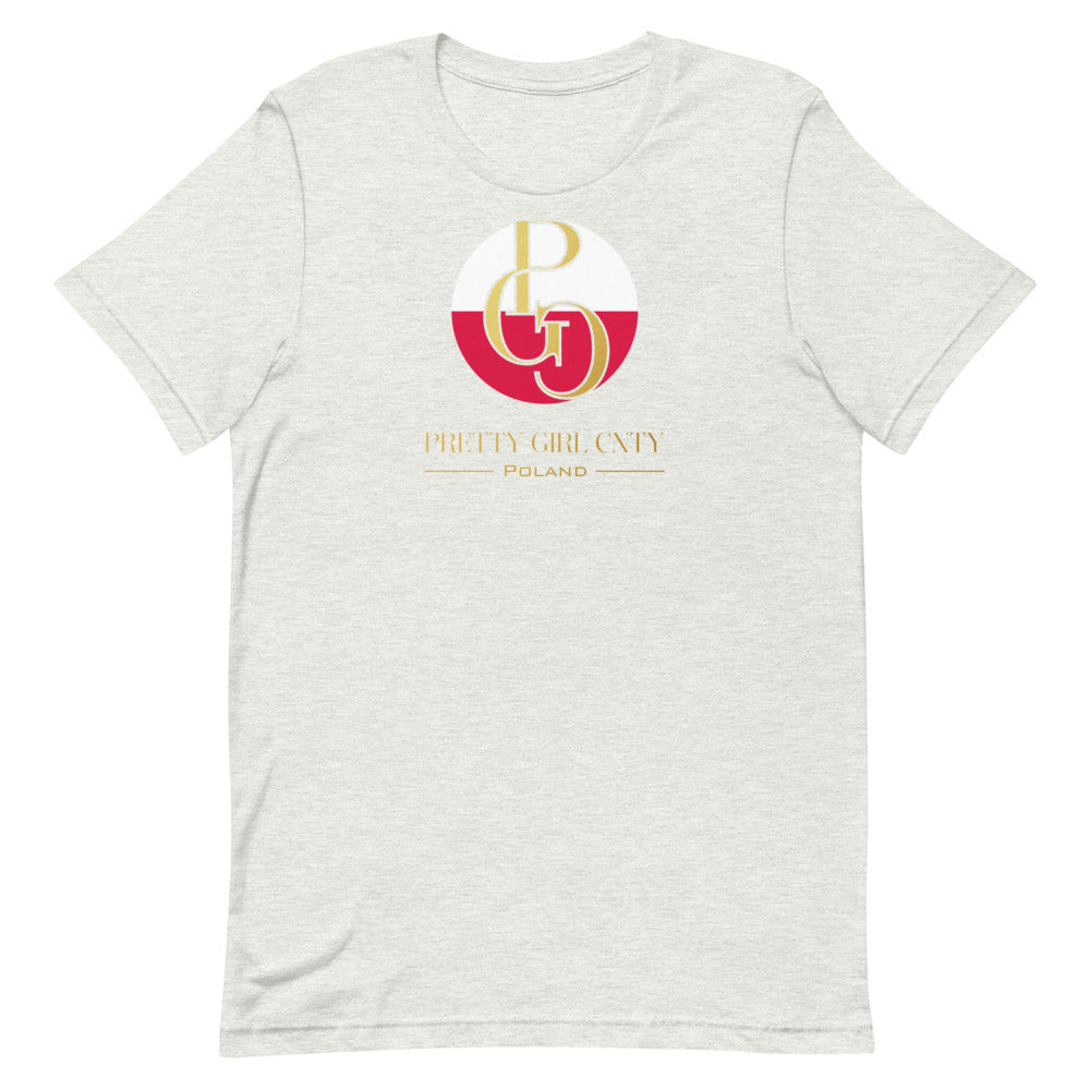 G/C Short-Sleeve Unisex T-shirt Poland Gold
