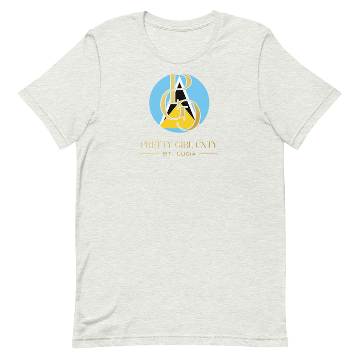 G/C Short-Sleeve Unisex T-shirt St. Lucia Gold