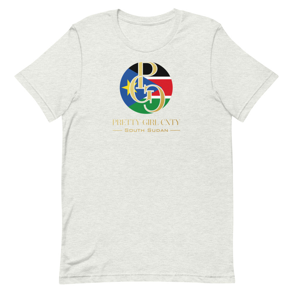 G/C Short-Sleeve Unisex T-shirt  South Sudan Gold
