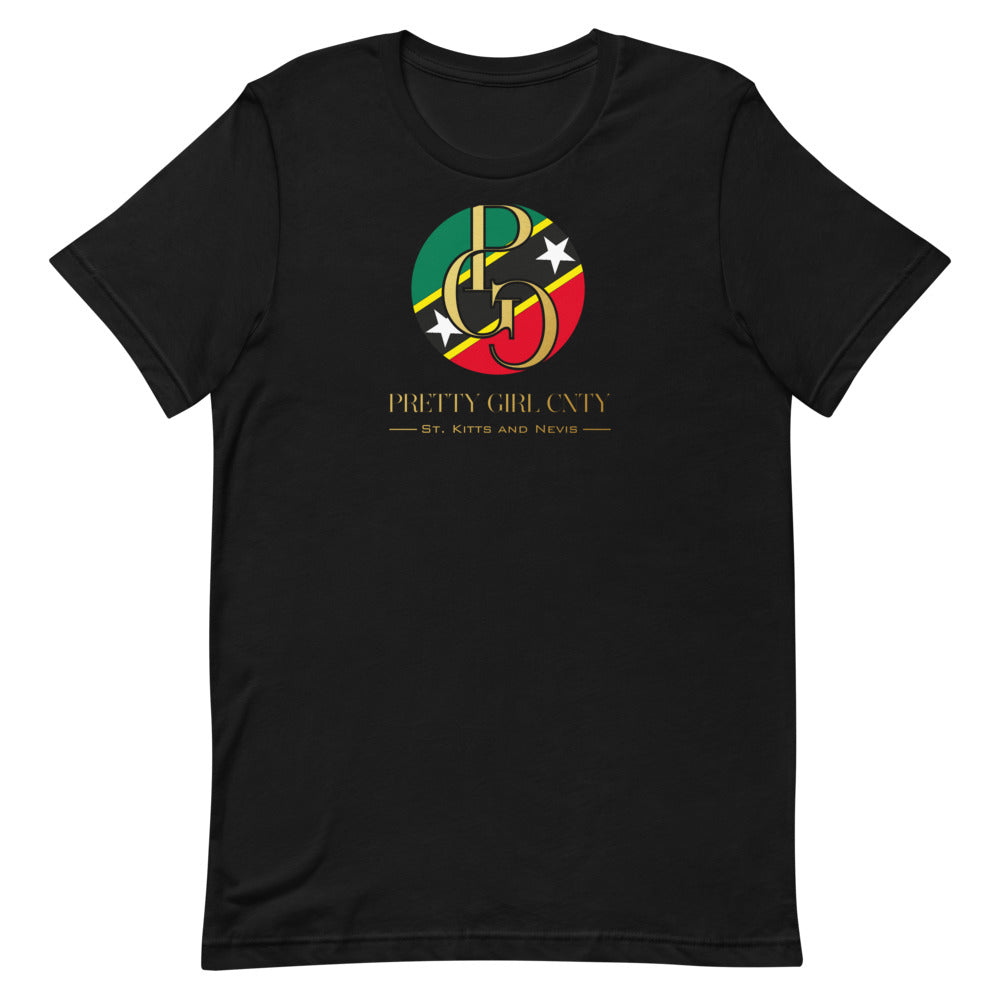 G/C Short-Sleeve Unisex T-shirt St.kitts And Nevis Gold