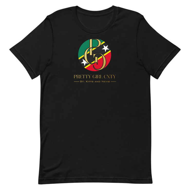G/C Short-Sleeve Unisex T-shirt St.kitts And Nevis Gold