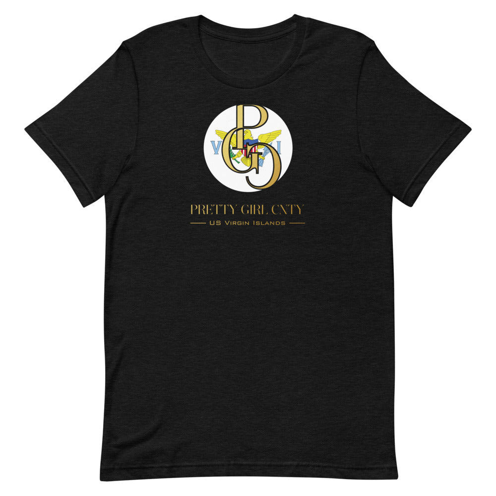 G/C Short-Sleeve Unisex T-shirt U.S. Virgin Islands Gold