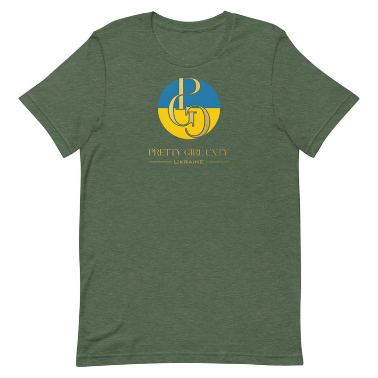 G/C Short-Sleeve Unisex T-Shirt Ukraine Gold