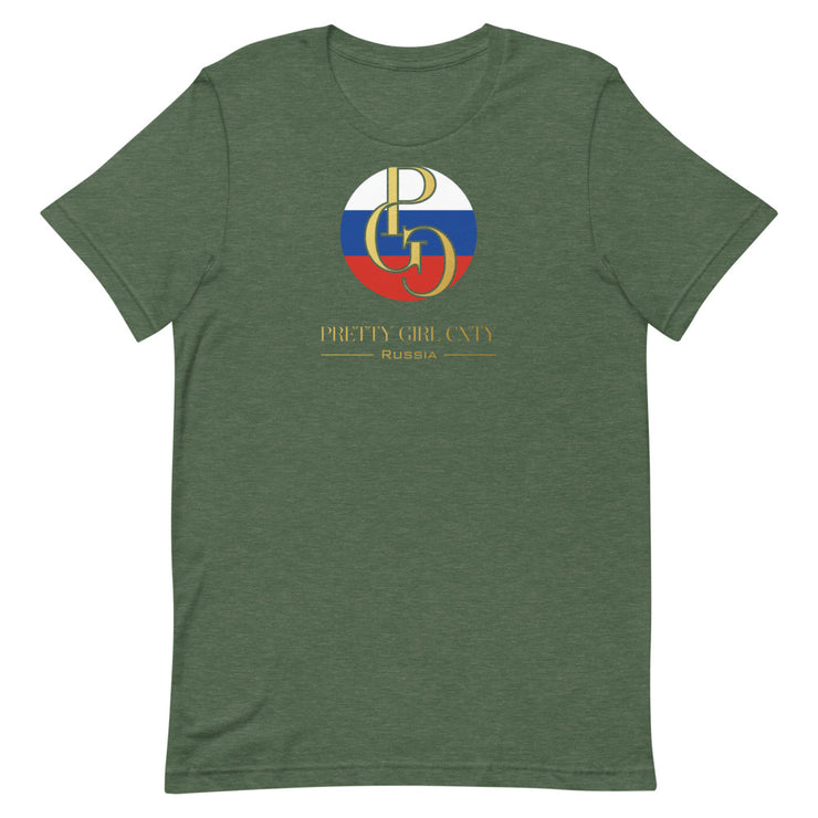 G/C Short-Sleeve Unisex T-shirt Russia Gold