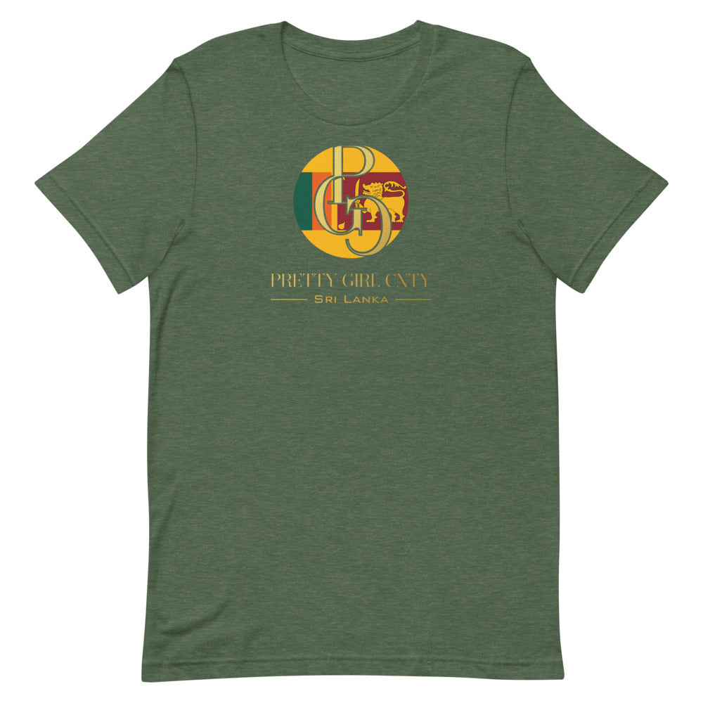 G/C Short-Sleeve Unisex T-shirt  Sri-lanka Gold