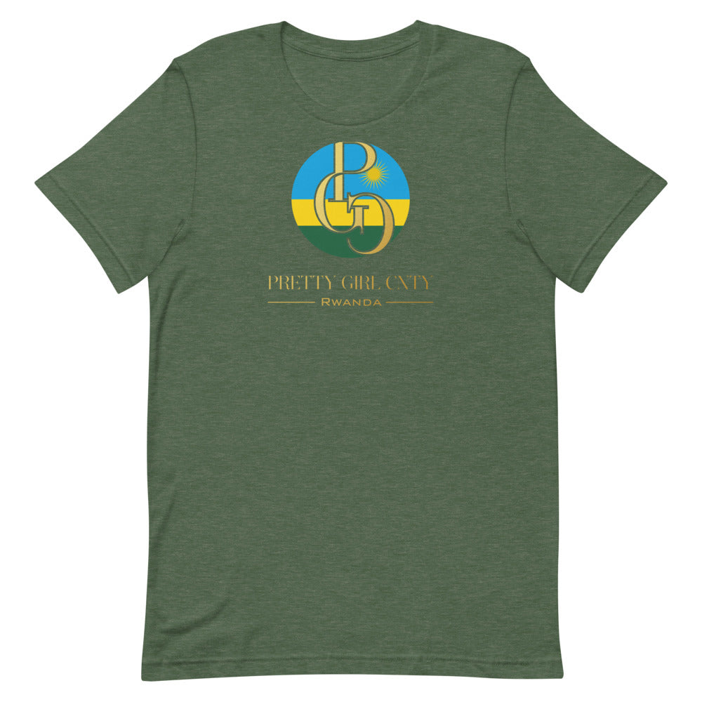 G/C Short-Sleeve Unisex T-shirt Rwanda Gold