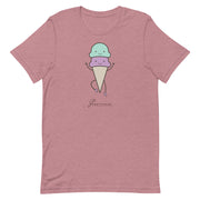 B/C Short-Sleeve Unisex T-shirt Cartoon Ice Cream