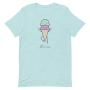 B/C Short-Sleeve Unisex T-shirt Cartoon Ice Cream