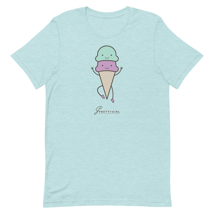 B/C Short-Sleeve Unisex T-shirt Cartoon Ice Cream