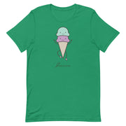 B/C Short-Sleeve Unisex T-shirt Cartoon Ice Cream