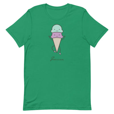 B/C Short-Sleeve Unisex T-shirt Cartoon Ice Cream