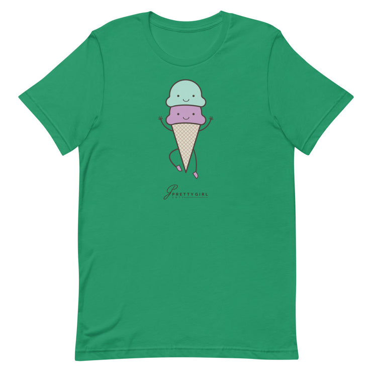 B/C Short-Sleeve Unisex T-shirt Cartoon Ice Cream