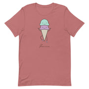 B/C Short-Sleeve Unisex T-shirt Cartoon Ice Cream
