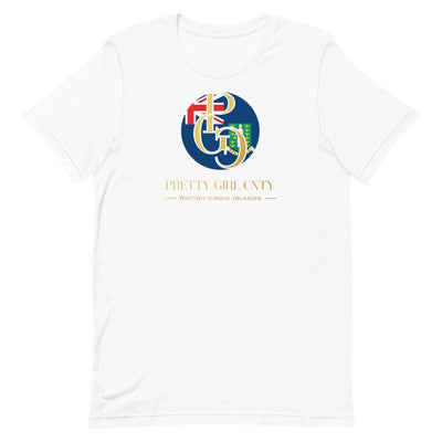 G/C Short-Sleeve Unisex T-shirt British Virgin Islands Gold