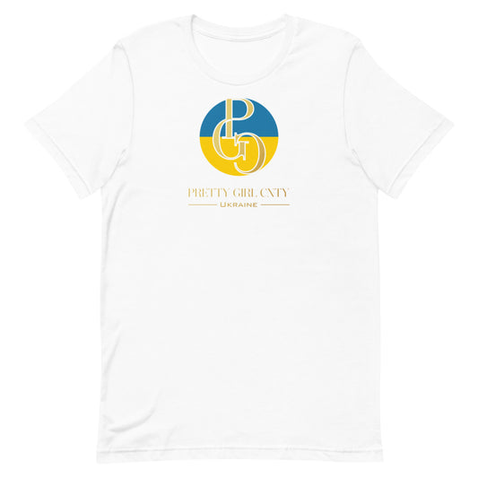 G/C Short-Sleeve Unisex T-Shirt Ukraine Gold