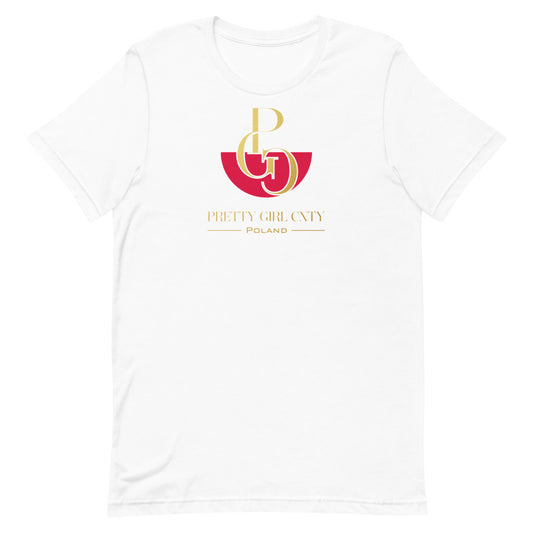 G/C Short-Sleeve Unisex T-shirt Poland Gold