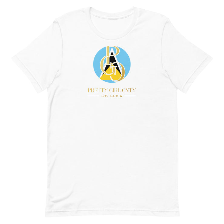 G/C Short-Sleeve Unisex T-shirt St. Lucia Gold