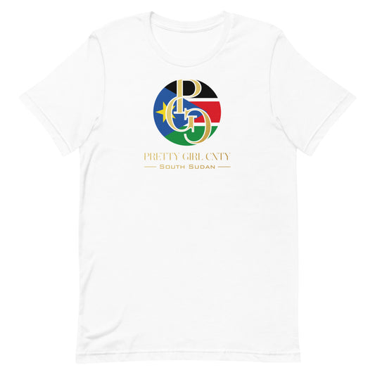 G/C Short-Sleeve Unisex T-shirt  South Sudan Gold
