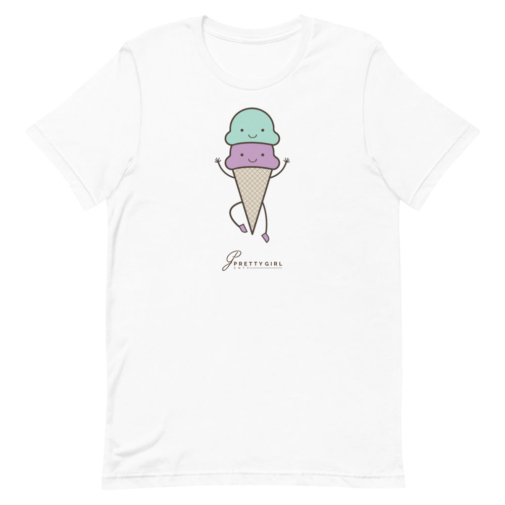 B/C Short-Sleeve Unisex T-shirt Cartoon Ice Cream