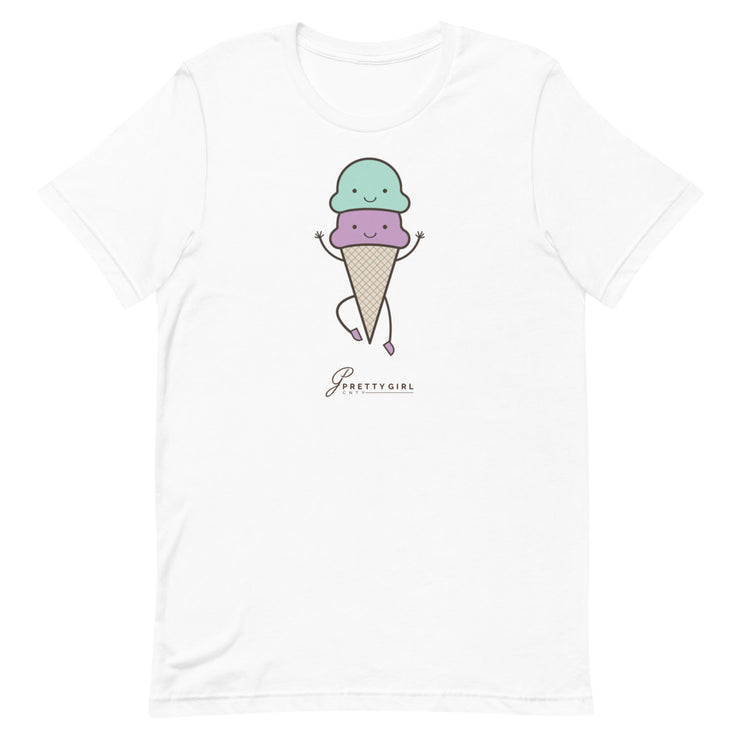 B/C Short-Sleeve Unisex T-shirt Cartoon Ice Cream