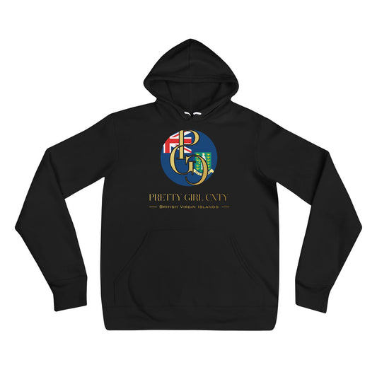 G/C Unisex Hoodie British Virgin Islands Gold