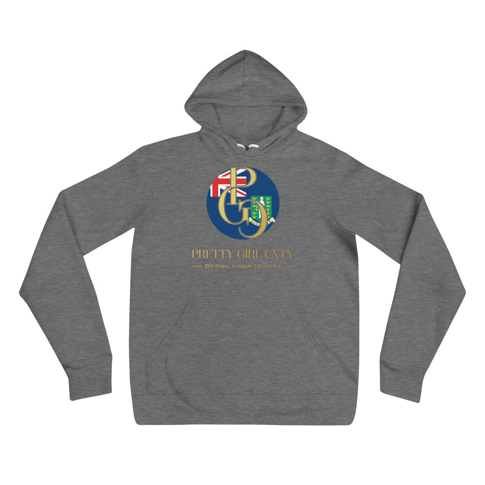 G/C Unisex Hoodie British Virgin Islands Gold