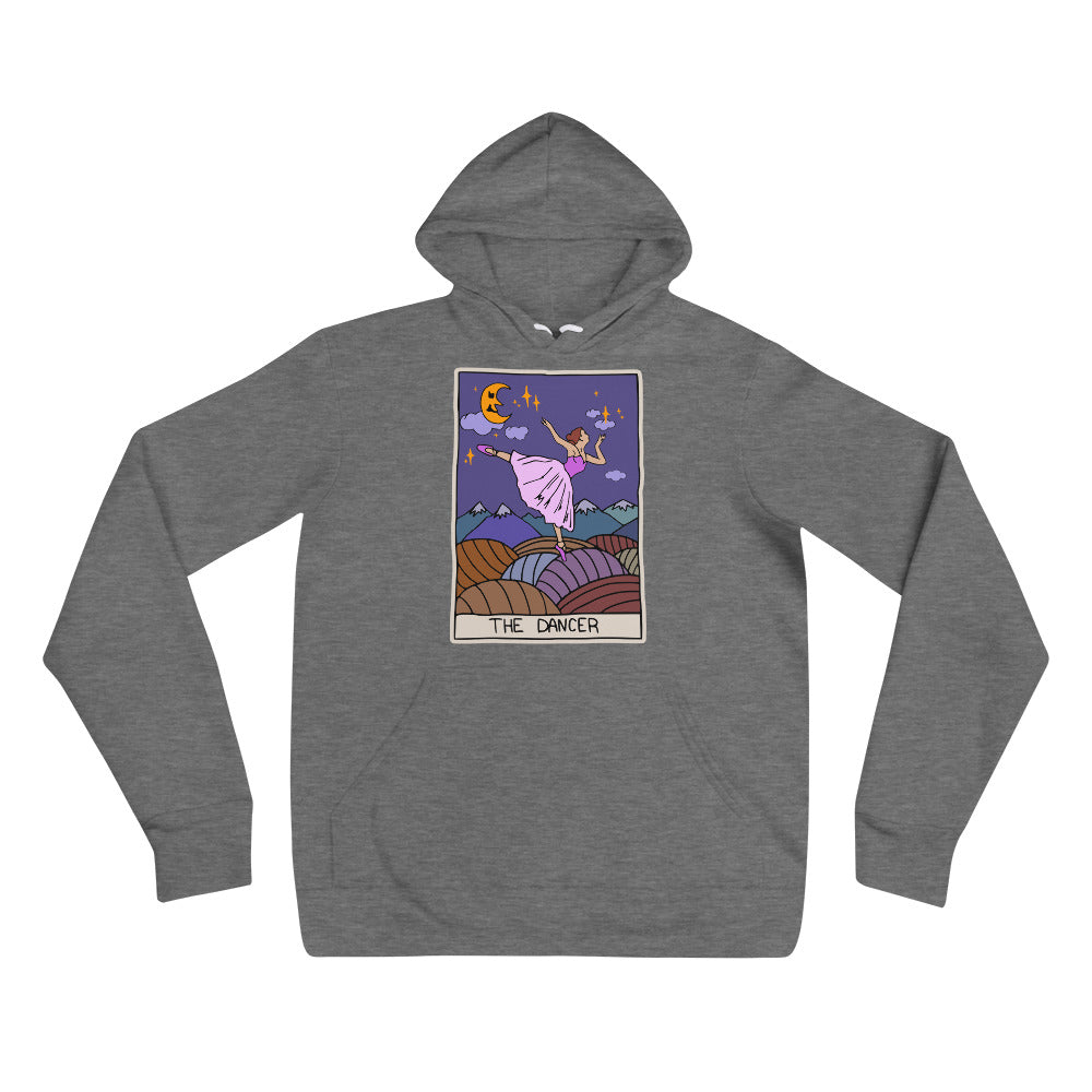 S/C Unisex Hoodie Dancer Tarot Card