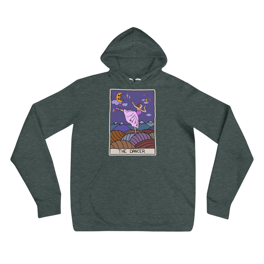 S/C Unisex Hoodie Dancer Tarot Card