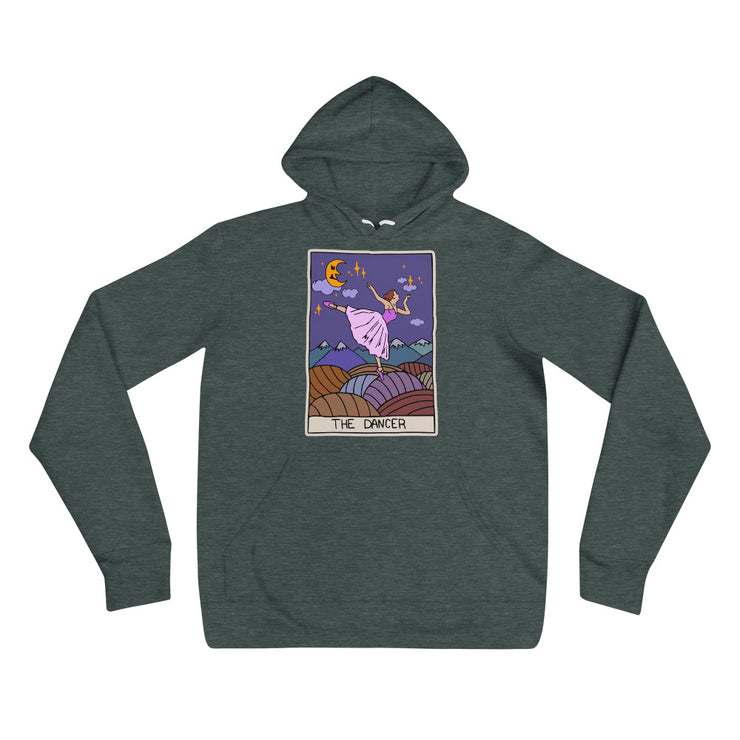 S/C Unisex Hoodie Dancer Tarot Card