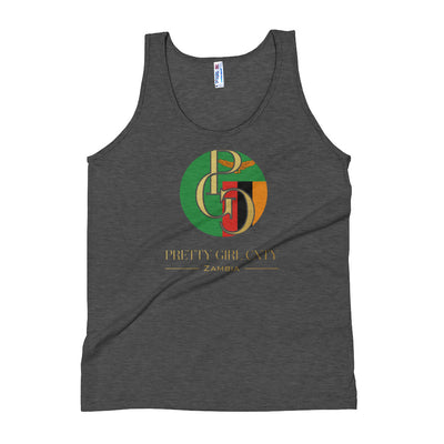 G/C Unisex Tri-Blend Tank Top Zambia Gold