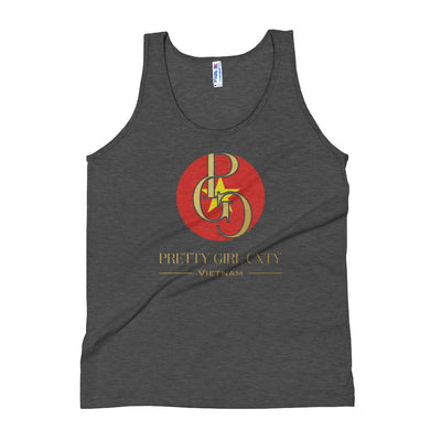 G/C Unisex Tri-Blend Tank Top Vietnam Gold
